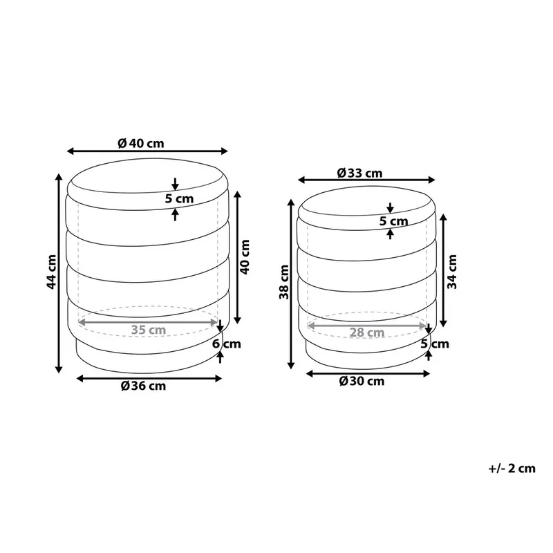 Sekk Garland 2-pakning - Møbler - Stoler - Krakk - Puff