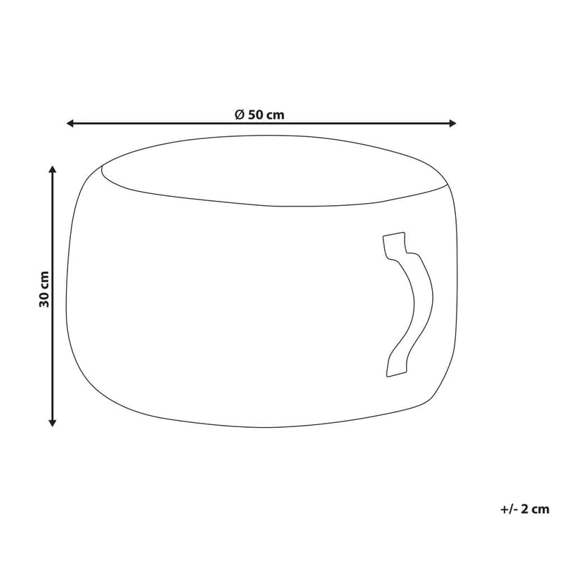 Sekk Kawai - Grønn, hvit - Møbler - Stoler - Krakk - Puff