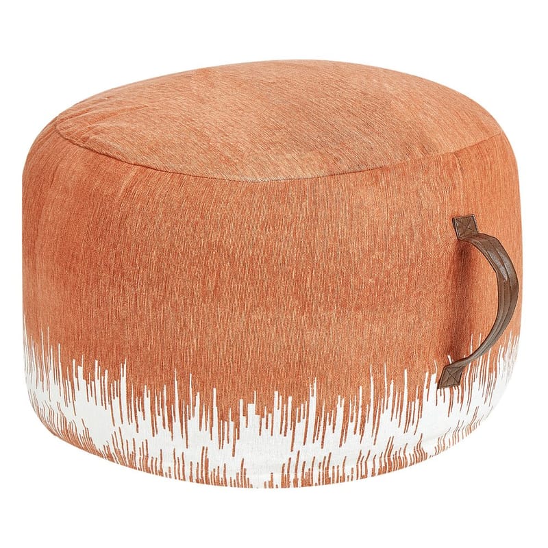 Sekk Kawai - Oransje, Hvit - Møbler - Stoler - Krakk - Puff