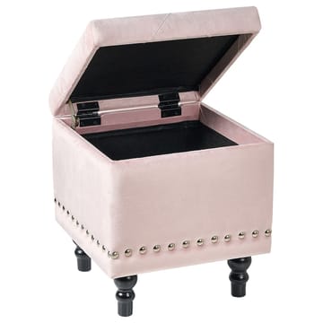 Sekk Loretto - Rosa, Svart - Møbler - Stoler - Krakk - Puff