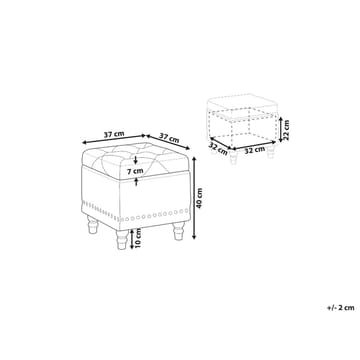 Sekk Loretto - Svart - Møbler - Stoler - Krakk - Puff