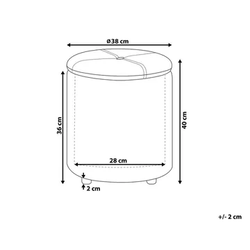 Sekk Maryland - Hvit - Møbler - Stoler - Krakk - Puff