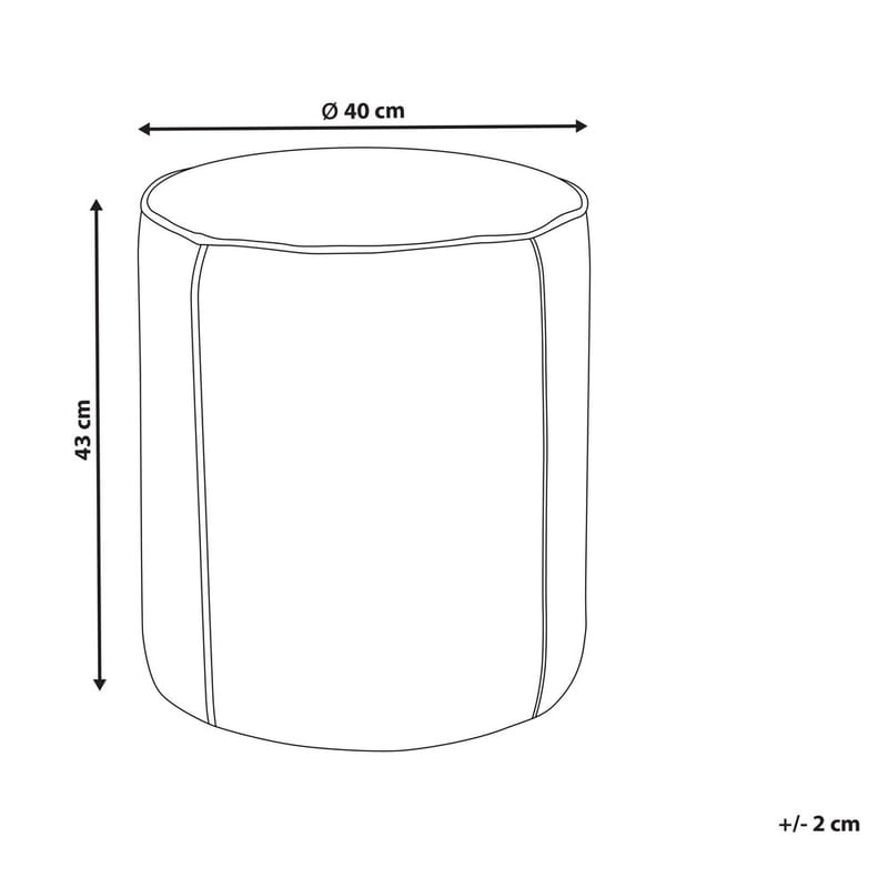 Sekk Sedona - Beige - Møbler - Stoler - Krakk - Puff