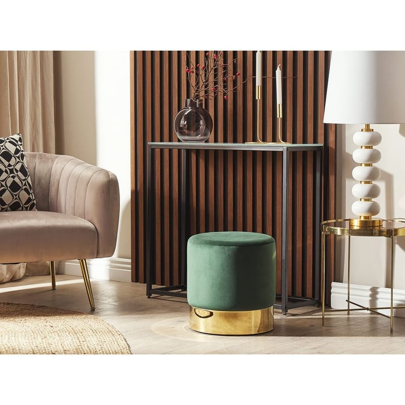 Sekk Sophia - Grønn, gull - Møbler - Stoler - Krakk - Puff