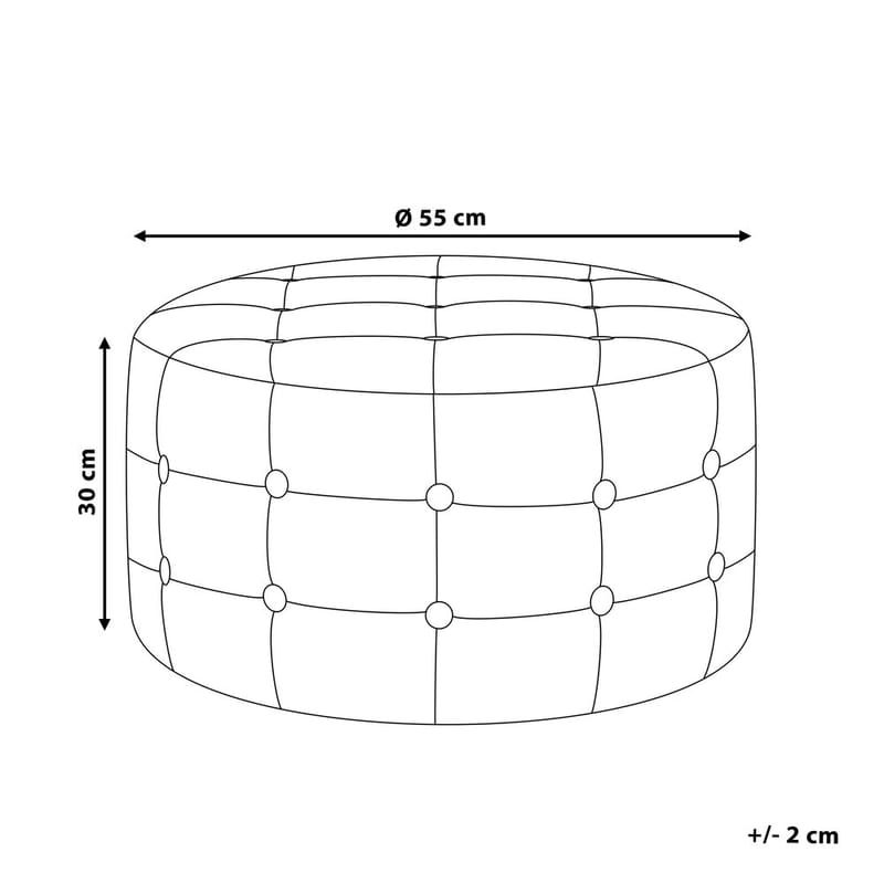 Sekk Tampa - Hvit - Møbler - Stoler - Krakk - Puff