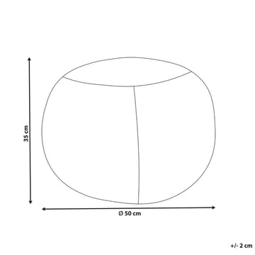 Sekk Triman - Beige - Møbler - Stoler - Krakk - Puff