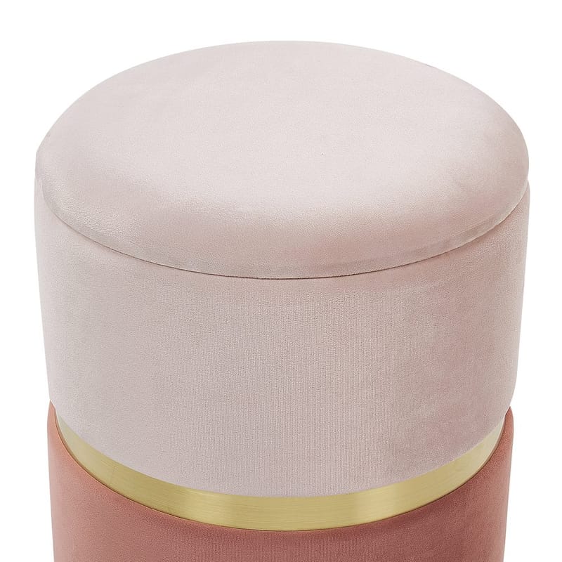 Sekk Wichita 2-pakning - Rosa, gull - Møbler - Stoler - Krakk - Puff