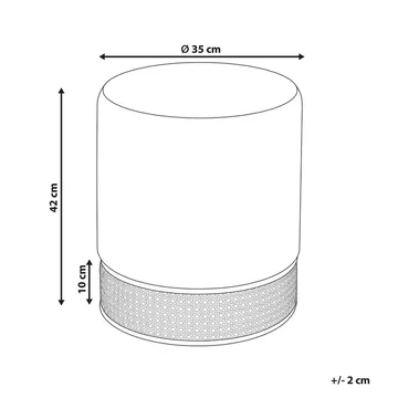 Sekk Yankton - Rosa - Møbler - Stoler - Krakk - Puff