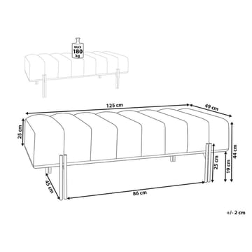 Sengebenk Carey - Møbler - Gangmøbler - Gangbenk