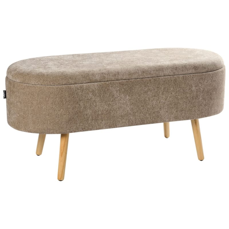 Sengebenk Oklahoma - Brun, lyst tre - Interiør - Dekorasjon & innredningsdetaljer - Dekorbeslag - Beslag - Møbelben