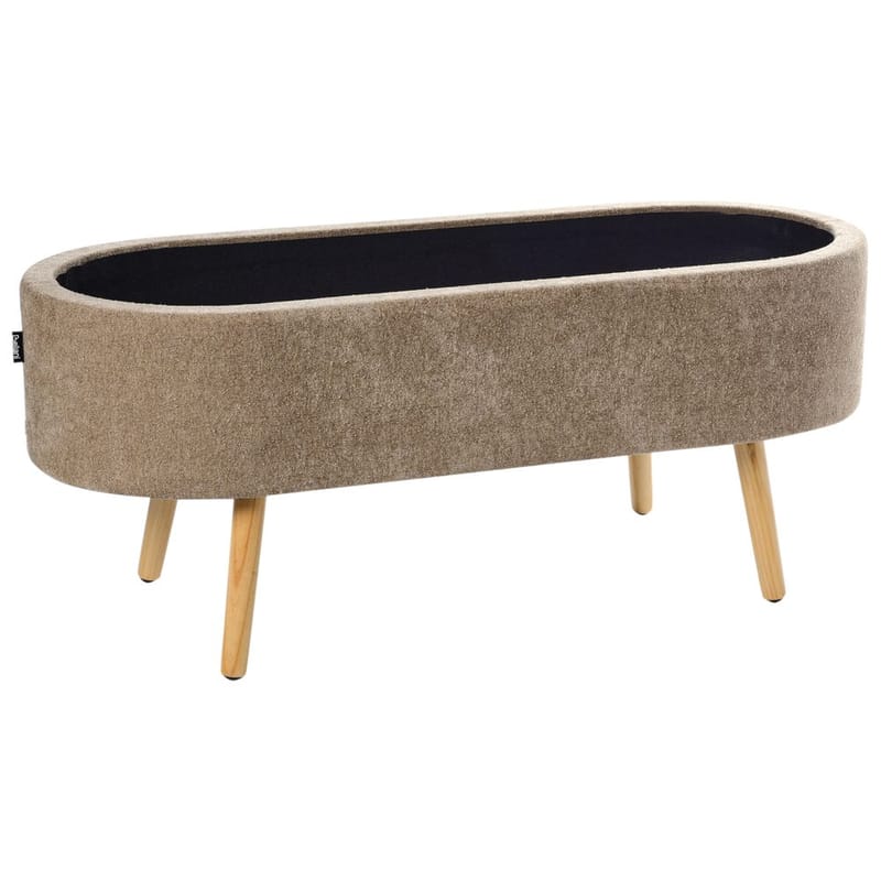 Sengebenk Oklahoma - Brun, lyst tre - Interiør - Dekorasjon & innredningsdetaljer - Dekorbeslag - Beslag - Møbelben