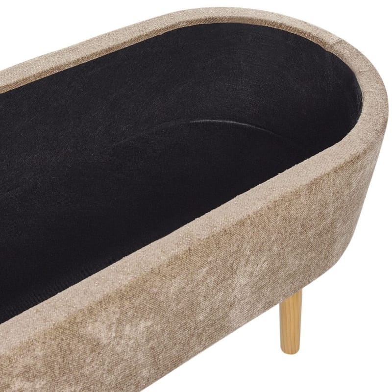 Sengebenk Oklahoma - Brun, lyst tre - Interiør - Dekorasjon & innredningsdetaljer - Dekorbeslag - Beslag - Møbelben