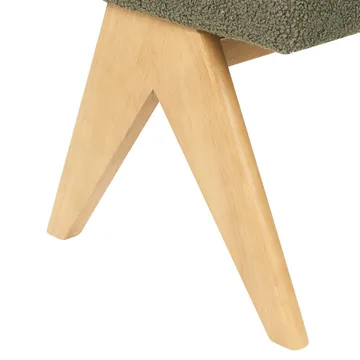 Sengebenk Tamre - Grønn, lyst tre - Møbler - Stoler - Krakk - Fotskammel