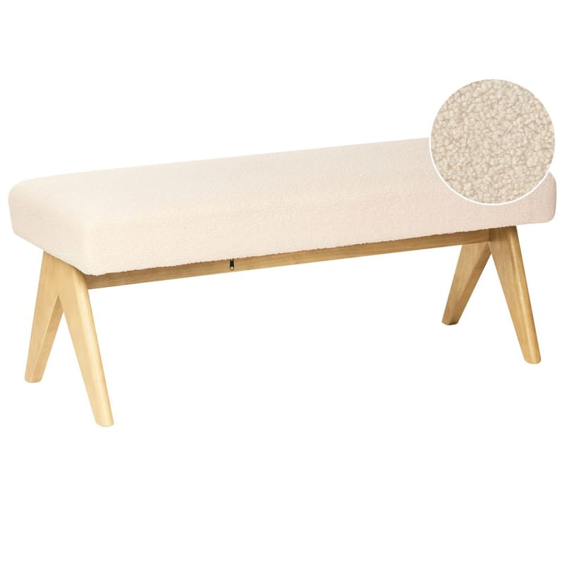 Sengebenk Tamre, Hvit, lyst tre