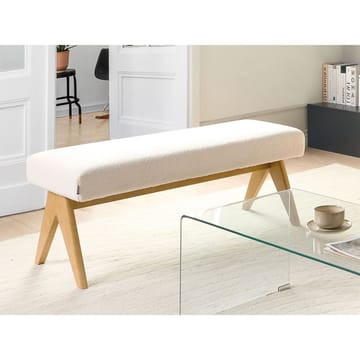 Sengebenk Tamre - Hvit, lyst tre - Møbler - Stoler - Krakk - Fotskammel