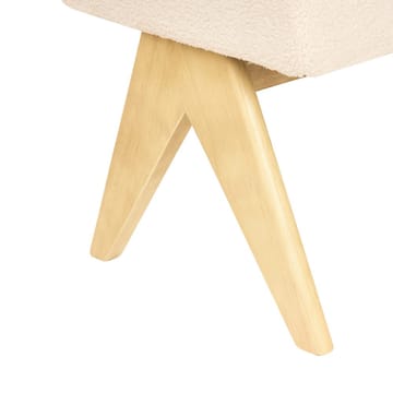 Sengebenk Tamre - Hvit, lyst tre - Møbler - Stoler - Krakk - Fotskammel