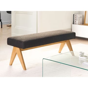 Sengebenk Tamre - Svart, lyst tre - Møbler - Stoler - Krakk - Fotskammel