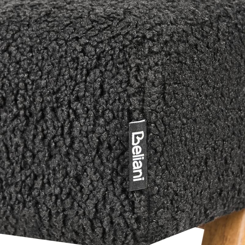 Sengebenk Tamre - Svart, lyst tre - Møbler - Stoler - Krakk - Fotskammel