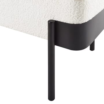 Sengebenk Warren - Hvit, Svart - Møbler - Stoler - Krakk - Fotskammel