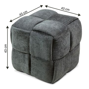Senora Sittepuff 43 cm - Grå - Møbler - Stoler - Krakk - Puff