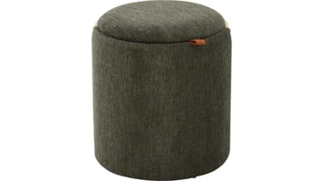Serano puff med trehåndtak 40 cm rund - Grønn - Møbler - Stoler - Krakk - Puff