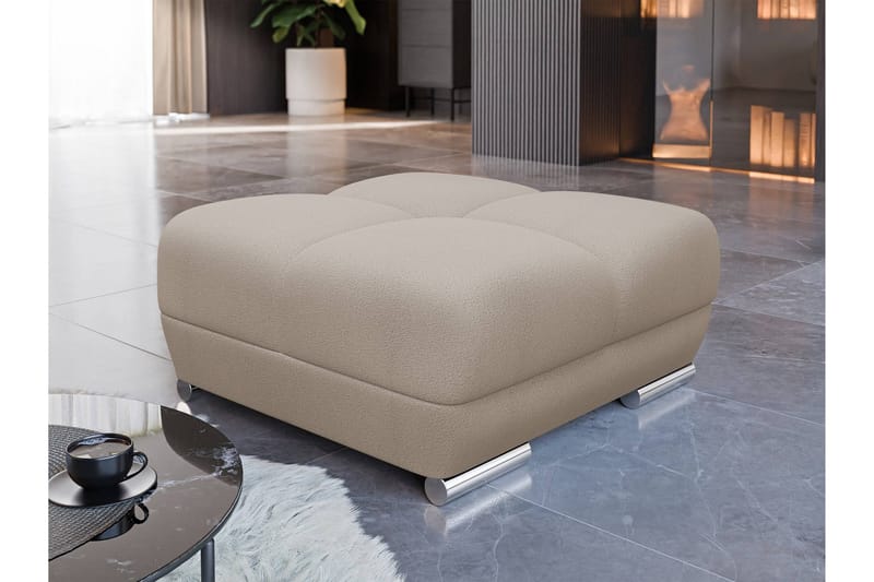 Simerly Fotskammel 90 cm - Beige - Møbler - Stoler - Krakk - Fotskammel