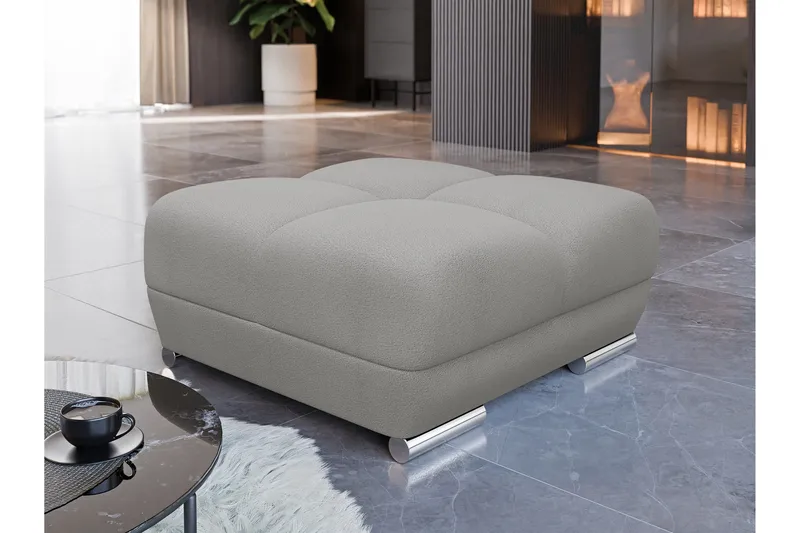 Simerly Fotskammel 90 cm - Grå - Møbler - Stoler - Krakk - Fotskammel