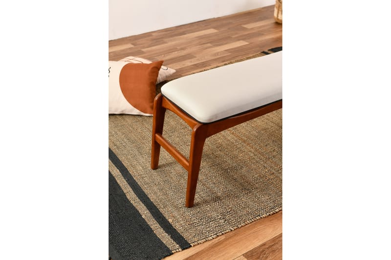 Sittekrakk Touch 120 cm - Valnøtt/Cream - Krakk