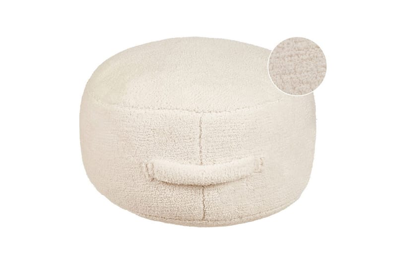 Sittepuff Adlana Lysebeige - Lysebeige - Møbler - Stoler - Krakk - Puff
