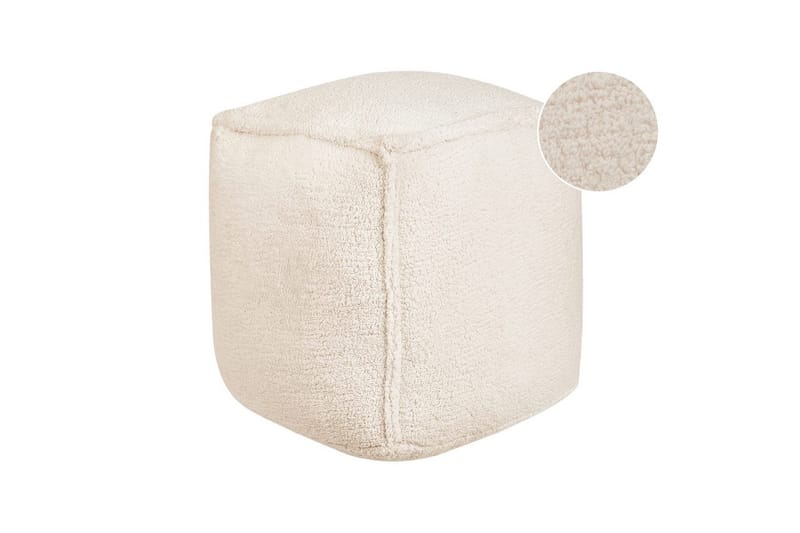 Sittepuff Alipur Beige - Beige - Møbler - Stoler - Krakk - Puff