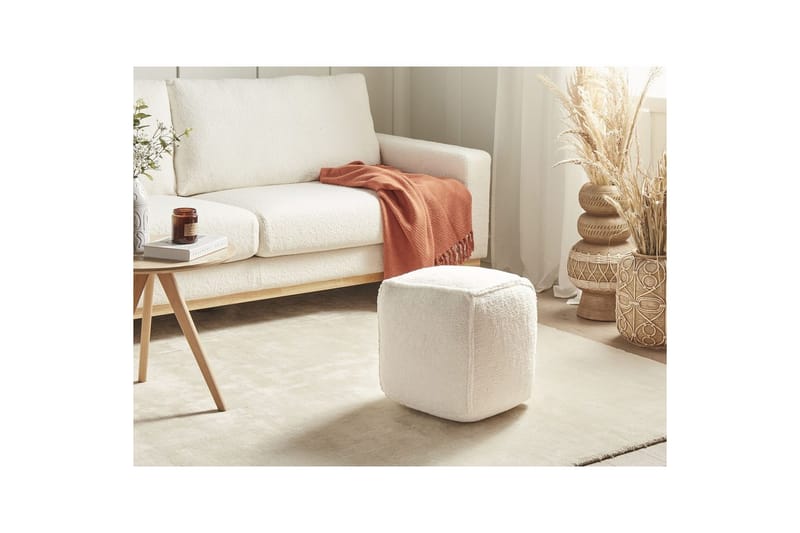 Sittepuff Alipur Beige - Beige - Møbler - Stoler - Krakk - Puff
