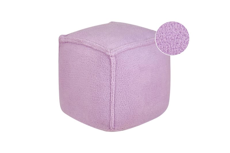 Sittepuff Alipur Fiolett - Fiolett - Møbler - Stoler - Krakk - Puff