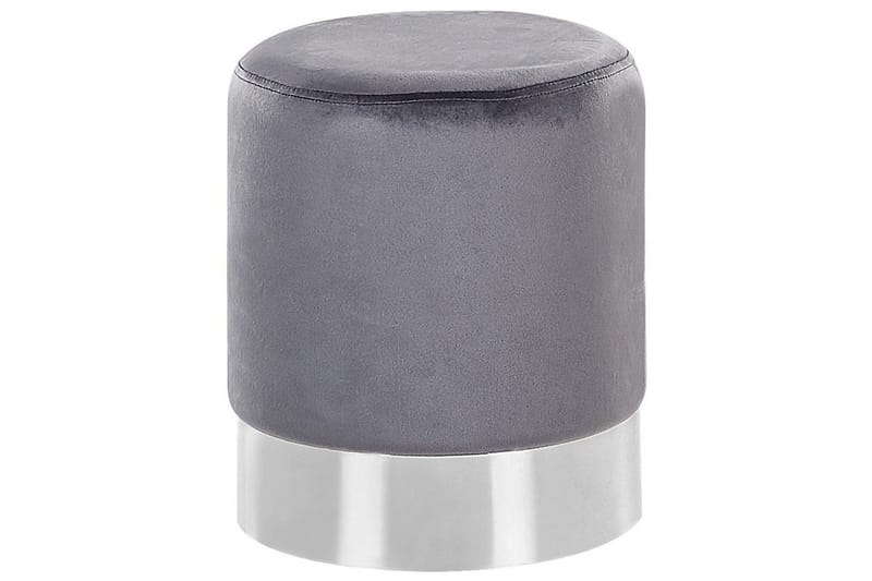 Sittepuff Brigitte Grå/Sølv, Grå/Sølv