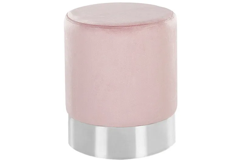 Sittepuff Brigitte Rosa/Sølv, Rosa/Sølv