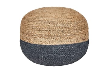 Sittepuff Duki Natur/beige/blå