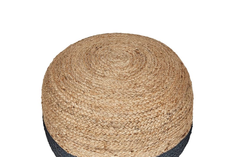 Sittepuff Duki Natur/beige/blå - Natur/beige/blå - Møbler - Stoler - Krakk - Puff