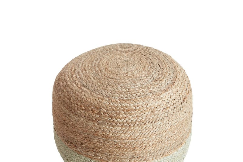 Sittepuff Duki Natur/Beige/Grønn - Natur/Beige/Grønn - Møbler - Stoler - Krakk - Puff