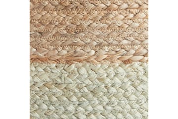Sittepuff Duki Natur/Beige/Grønn - Natur/Beige/Grønn - Møbler - Stoler - Krakk - Puff