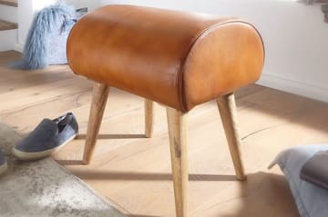 Sittepuff Jonee - Brun - Møbler - Stoler - Krakk - Fotskammel