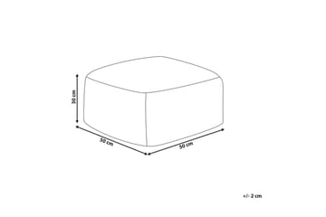 Sittepuff Mukki Beige - Beige - Møbler - Stoler - Krakk - Puff