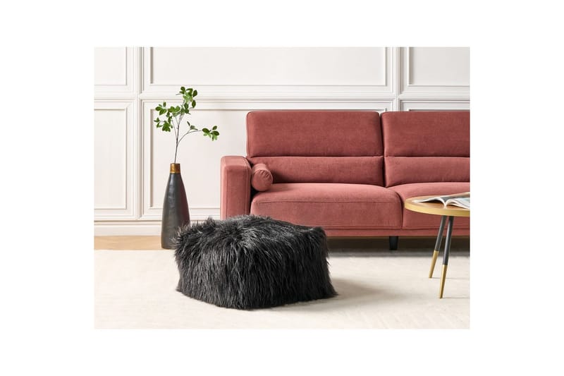 Sittepuff Mukki Svart - Svart - Møbler - Stoler - Krakk - Puff