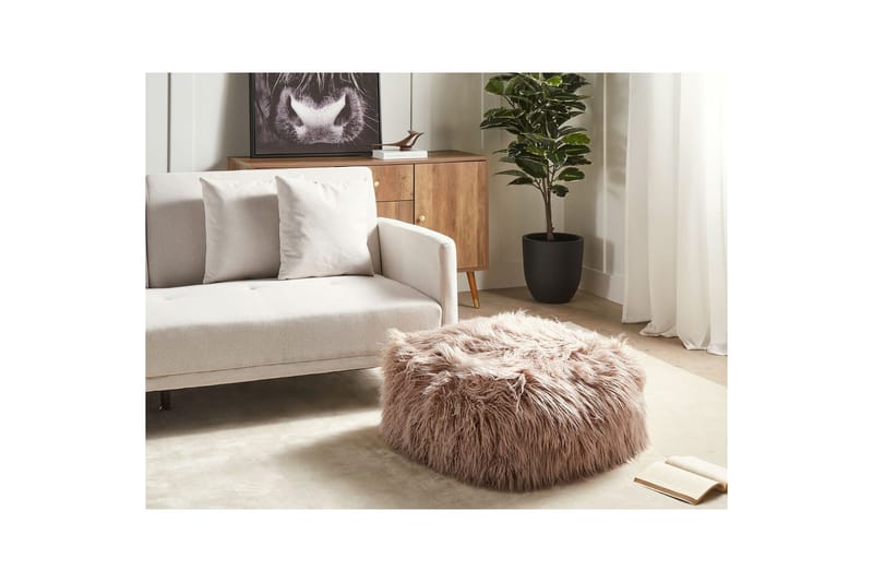 Sittepuff Mukki Taupe - Taupe - Møbler - Stoler - Krakk - Puff
