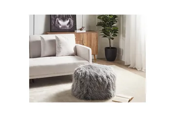 Sittepuff Tukki Grå - Grå - Møbler - Stoler - Krakk - Puff