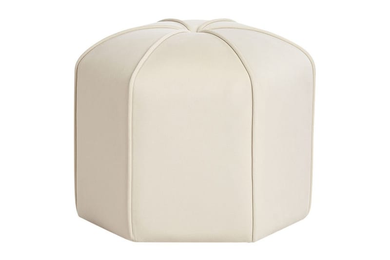 Sittepuff Wishek Beige - Beige - Møbler - Stoler - Krakk - Puff