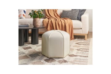 Sittepuff Wishek Beige - Beige - Møbler - Stoler - Krakk - Puff