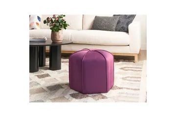 Sittepuff Wishek Fiolett - Fiolett - Møbler - Stoler - Krakk - Puff