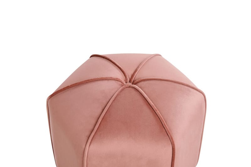 Sittepuff Wishek Rosa - Rosa - Møbler - Stoler - Krakk - Puff