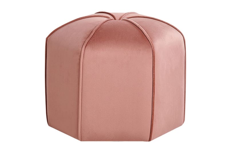 Sittepuff Wishek Rosa - Rosa - Møbler - Stoler - Krakk - Puff