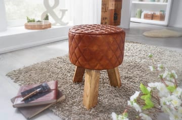 Soans Sittepuff - Brun - Møbler - Stoler - Krakk