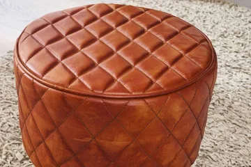 Soans Sittepuff - Brun - Møbler - Stoler - Krakk